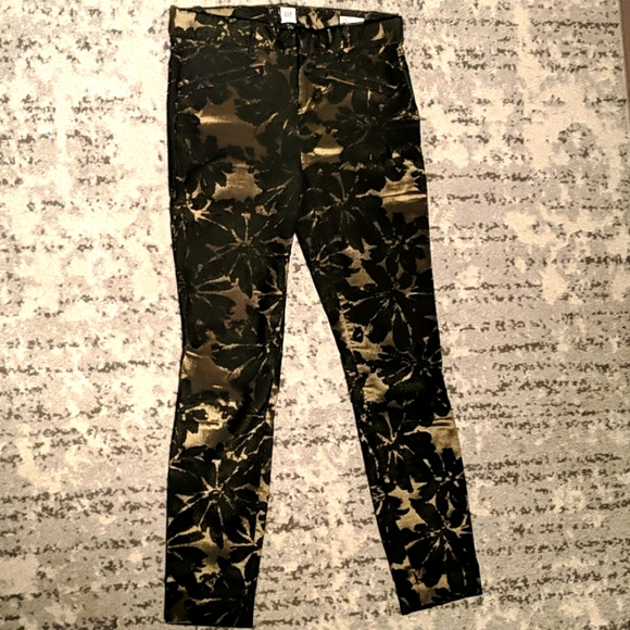 Gold & Black Skinny Pant - Picture 1 of 2